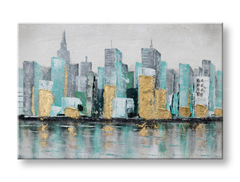 Рисувана картина за стена CITY 1 част 90x60 cm CFAZH6545E1