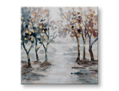 Рисувана картина за стена ДЪРВЕТА 1 част 60x60 cm CWF1327HE1