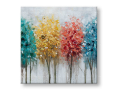Рисувана картина за стена ДЪРВЕТА 1 част 60x60 cm CWF1717HE1