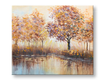 Рисувана картина за стена ДЪРВЕТА 1 част 70x60 cm YOBCFAZH6380E1 | различни размери