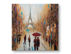 Рисувана картина за стена PARIS 1 част 70x70 cm CFAZH2980E1