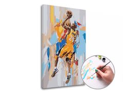 Рисуване по номера KOBE BRYANT 24 | ниска трудност