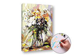 Рисуване по номера LUCKY FLOWERS IN THE PASSION | средна трудност
