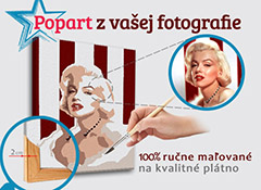 Рисувано POP Art изображение от снимка - OBDŽNIK FOTO-POPO | различни размери