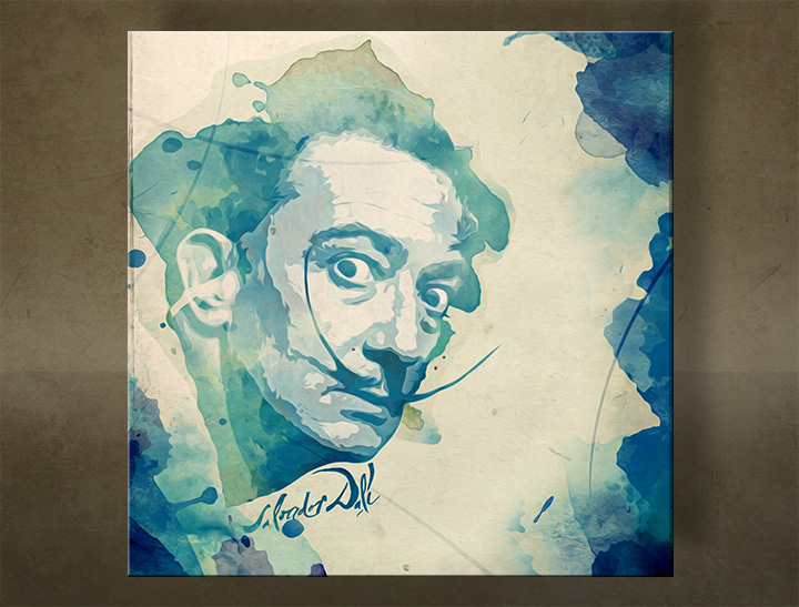 Пана за стена Tom Loris - Salvador Dalí - AQUArt 004AA1