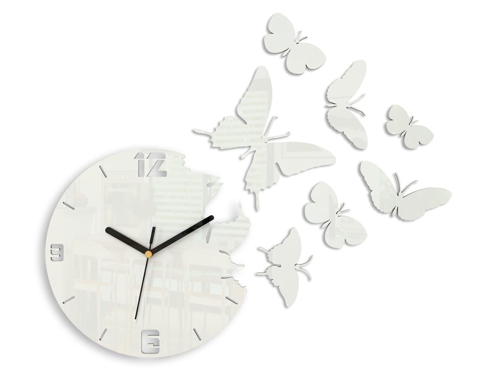 Стенни часовници ПЕПЕРУДА WHITE HMCNH003-white