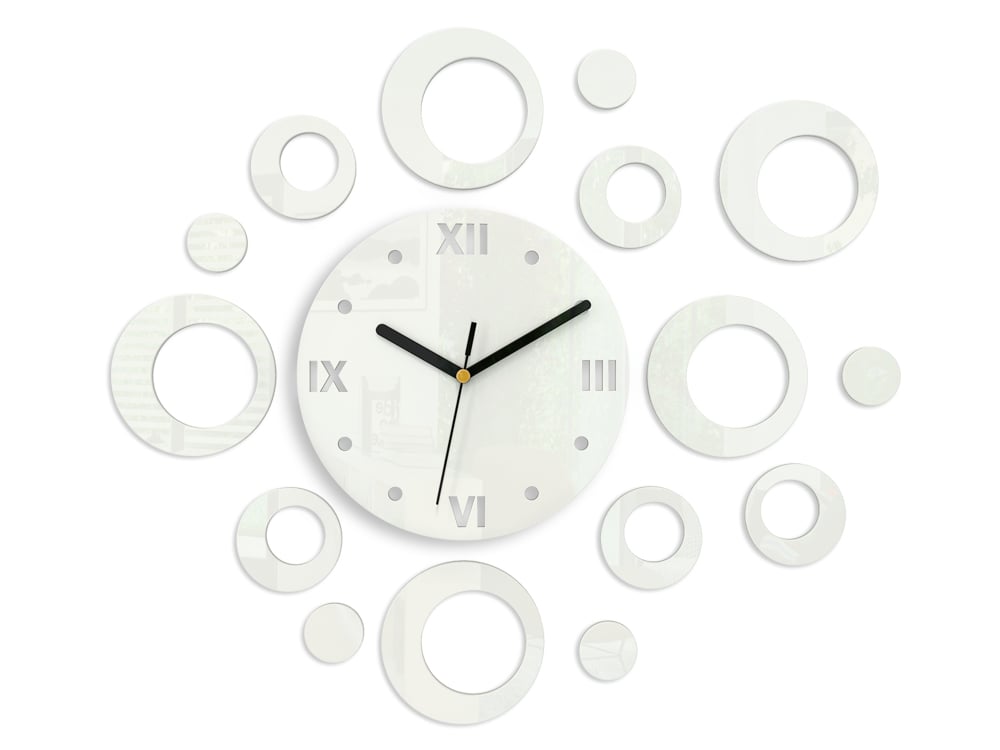 Стенни часовници RINGS WHITE HMCNH008-white