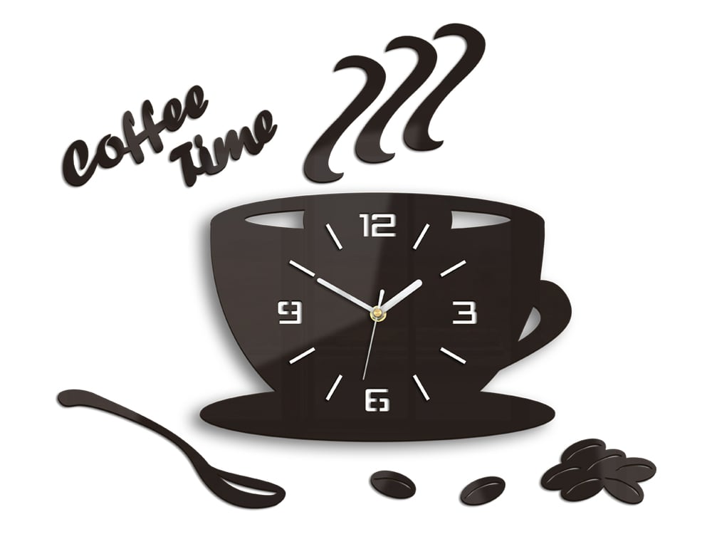 Стенни часовници COFFE TIME 3D WENGE HMCNH045-wenge